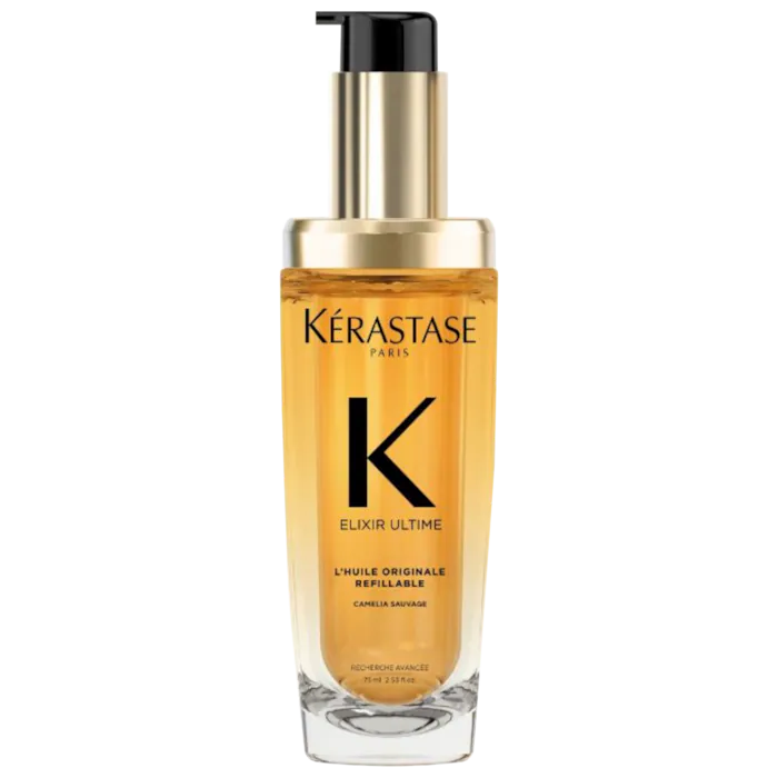 BAJO PEDIDO - Kérastase Elixir Ultime Refillable Hydrating Hair Oil — Aceite Capilar Hidratante Y Refill Recargable Para Brillo, Suavidad Y Nutrición Intensa