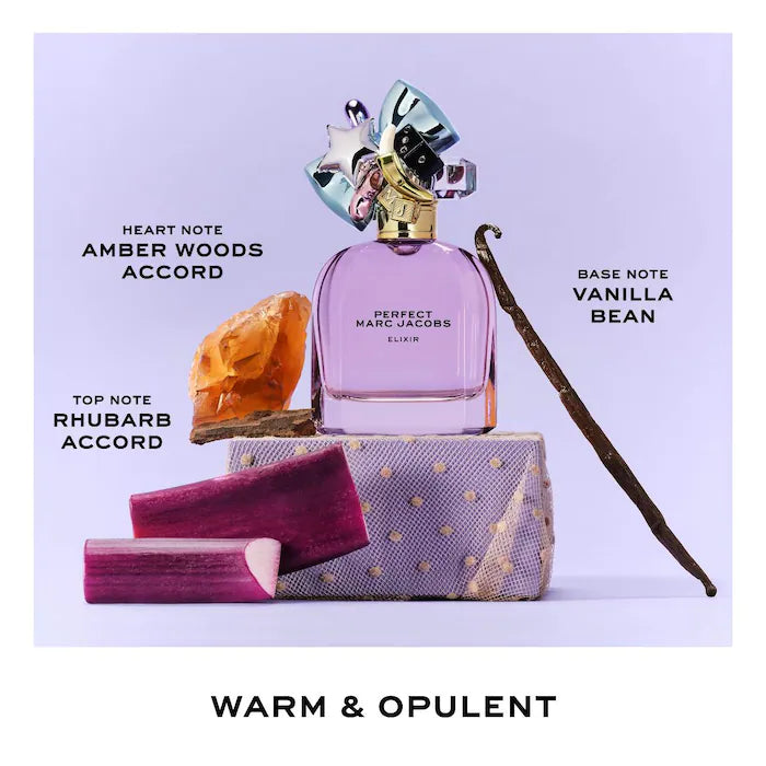 BAJO PEDIDO - Marc Jacobs Fragrances Perfect Elixir Eau de Parfum with Woody Amber & Vanilla — Perfume Ámbar Amaderado Con Vainilla, Jazmín Y Notas Cálidas De Almizcle