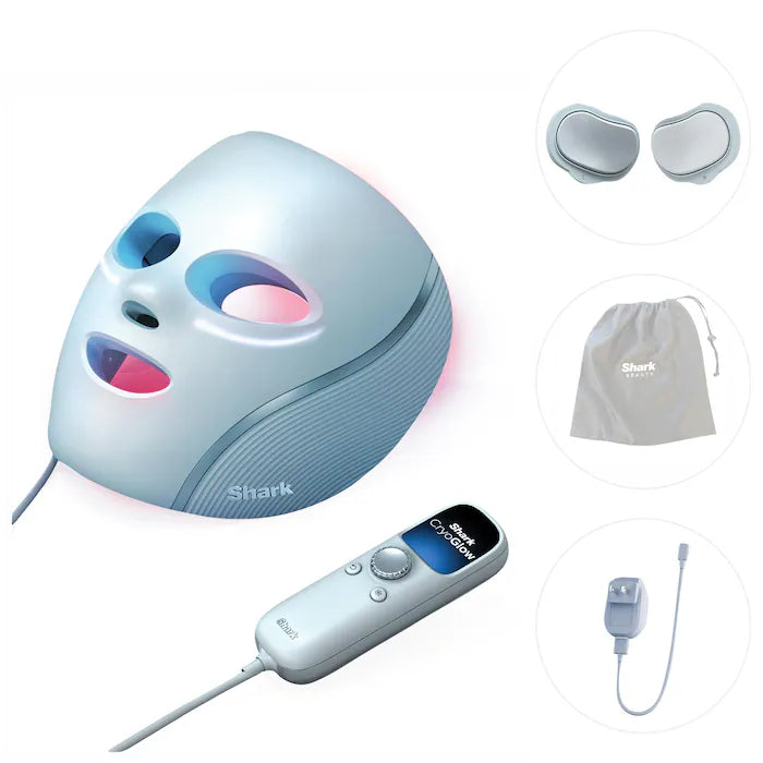 Bajo Pedido - Shark Beauty CryoGlow Cooling + LED Face Mask | Máscara Facial con Luz LED y Efecto Frío