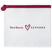 Rare Beauty X Sephora Travel Makeup Pouch – Bolsa De Viaje Con Mini Iluminador Y Mini Máscara De Pestañas