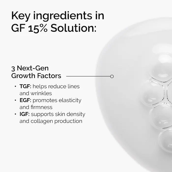 BAJO PEDIDO - The Ordinary GF 15% Serum Sérum Facial Con Factores De Crecimiento Al 15% Para Reparación Visible Y Arrugas 30 ml
