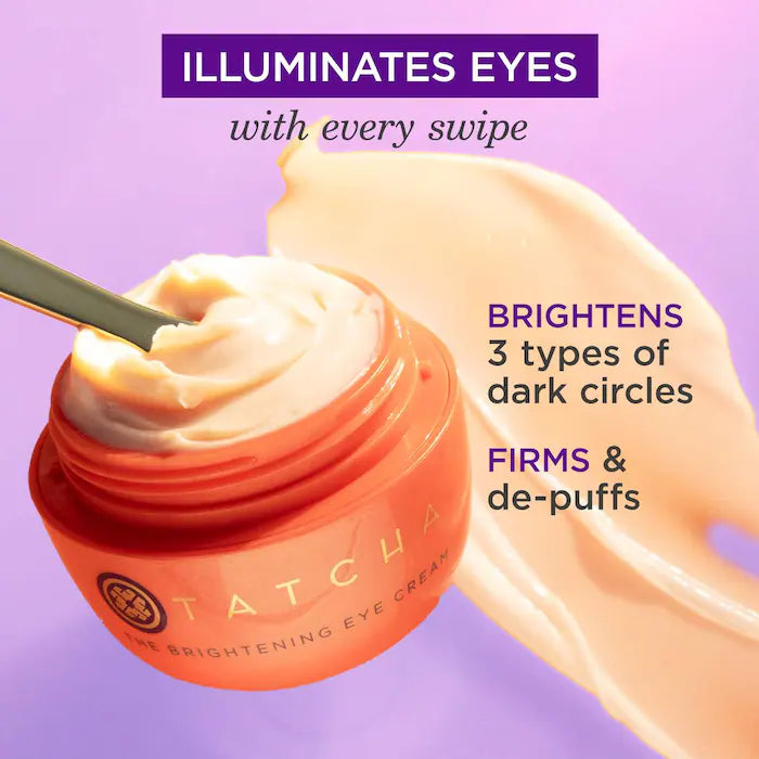 SALE BAJO PEDIDO - Tatcha The Brightening Eye Cream with Vitamin C — Crema Iluminadora Para Ojos Con Vitamina C Que Reduce Ojeras Y Aporta Luminosidad 15 ML