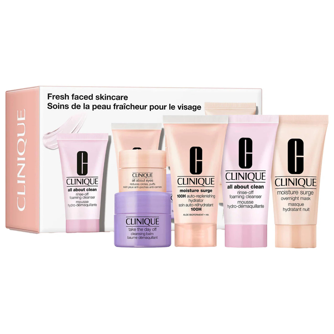 BAJO PEDIDO - CLINIQUE Fresh Faced Skincare Set | Set Limpieza + Hidratación