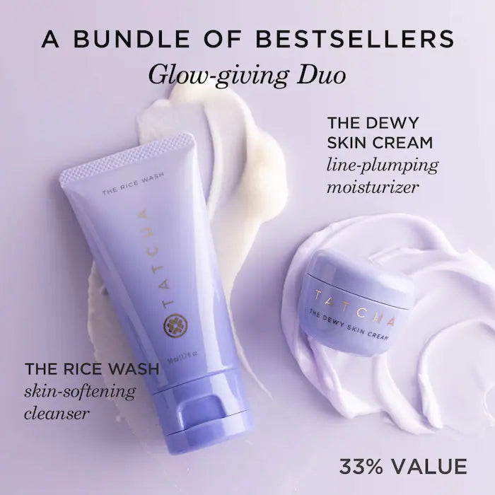 BAJO PEDIDO - TATCHA Dewy Cleanse + Hydrate Duo | Set Exclusivo