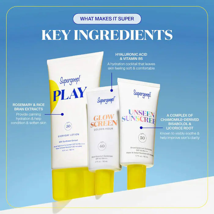 BAJO PEDIDO - SUPERGOOP! Icons Only SPF Bestseller Kit | Set Exclusivo