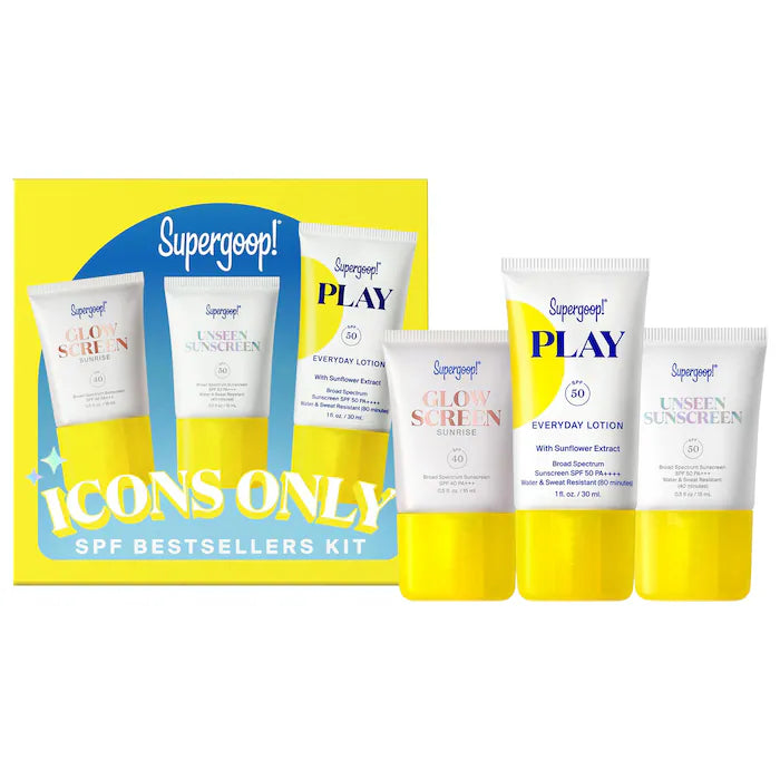 BAJO PEDIDO - SUPERGOOP! Icons Only SPF Bestseller Kit | Set Exclusivo