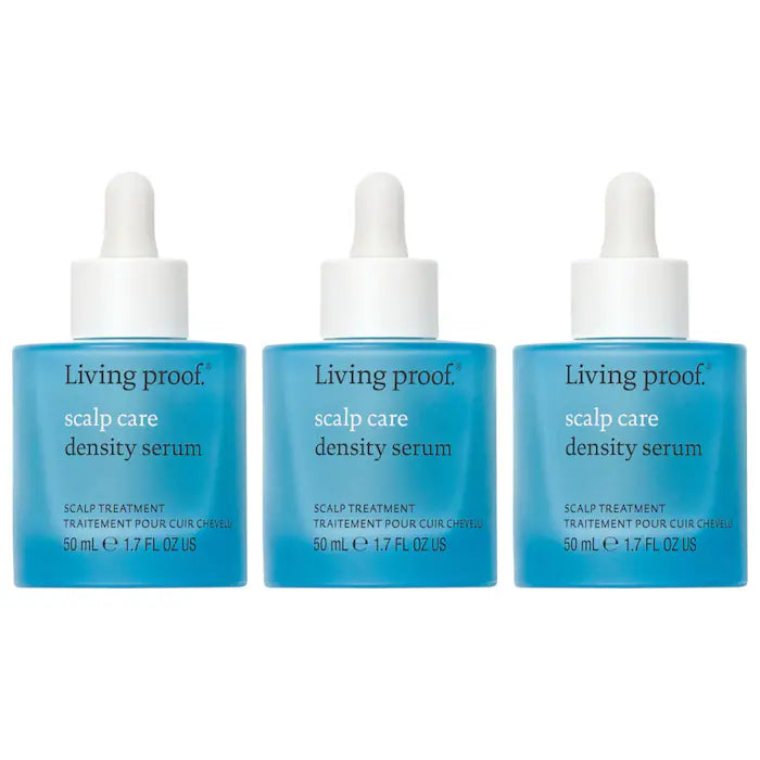 BAJO PEDIDO - Living Proof Scalp Care Density Serum Value Trio Set — Set De Sueros Capilares Para Estimular El Crecimiento Y Fortalecer El Cabello Fino O Canoso