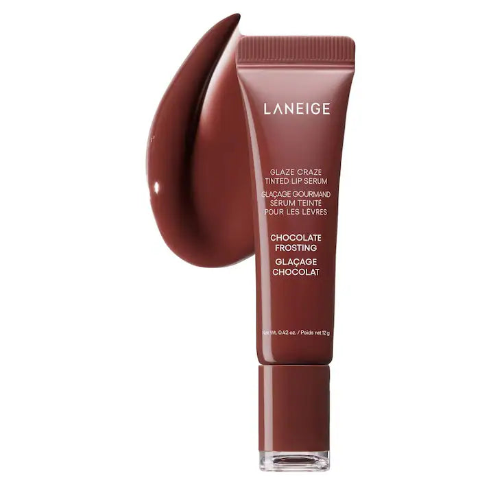 PRE-ORDER - LANEIGE Glaze Craze Tinted Polypeptide Lip Serum — Hydrating Lip Serum with Peptides and a Brilliant Glazed Finish
