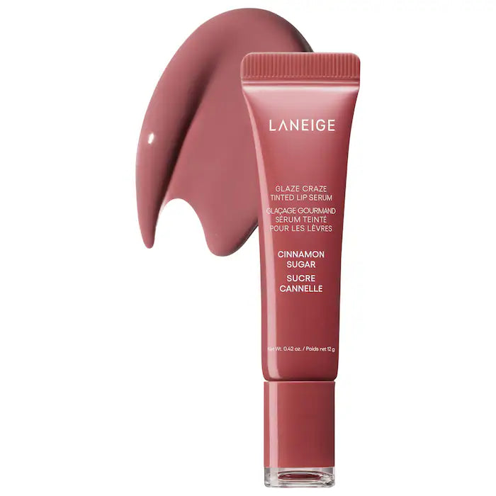 PRE-ORDER - LANEIGE Glaze Craze Tinted Polypeptide Lip Serum — Hydrating Lip Serum with Peptides and a Brilliant Glazed Finish