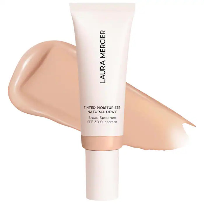 BAJO PEDIDO - Laura Mercier Long-Wear Tinted Moisturizer Natural Dewy SPF 30 with Hyaluronic Acid — Hidratante Con Color De Larga Duración Con Brillo Natural Y Ácido Hialurónico