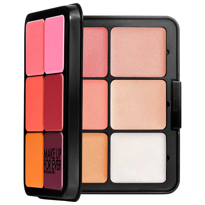 ON ORDER - Make Up For Ever HD Skin Blush & Glow Longwear Cream Face Palette – 12 Shades Blush and Highlighter Palette