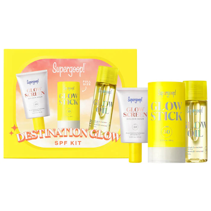 BAJO PEDIDO - SUPERGOOP! Destination Glow SPF Kit | Set Exclusivo