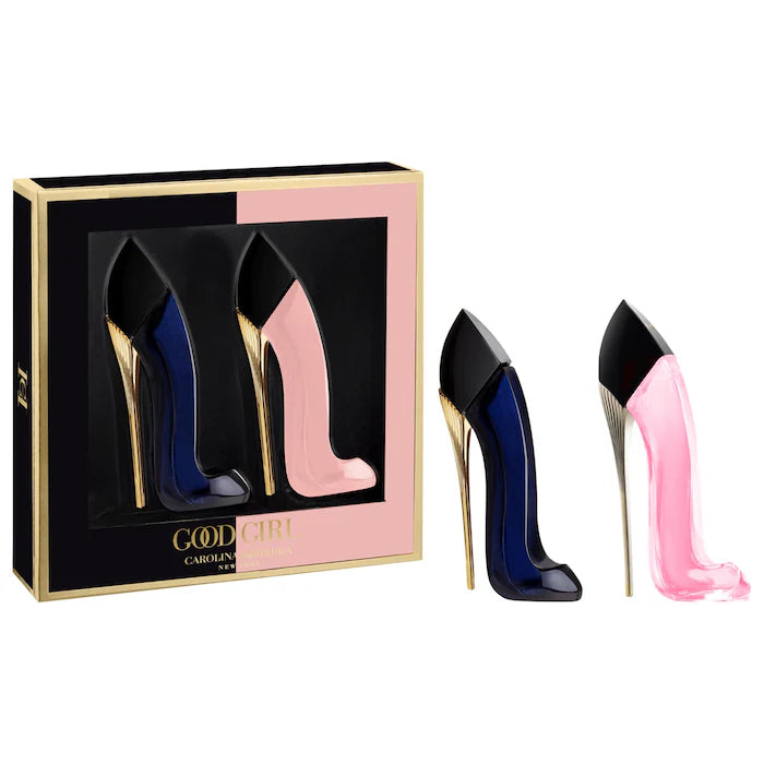 BAJO PEDIDO - Carolina Herrera Mini Good Girl & Good Girl Blush Perfume Set – Dúo De Perfumes Femeninos 7 mL Cada Uno