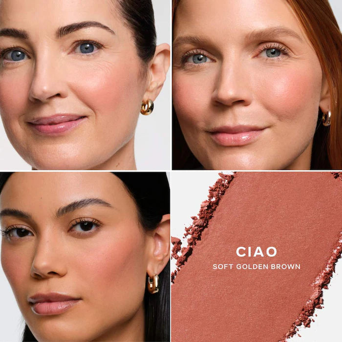 Bajo Pedido - Saie SuperSuede Powder Blush | Rubor en Polvo sin Talco con Acabado Suave y Natural