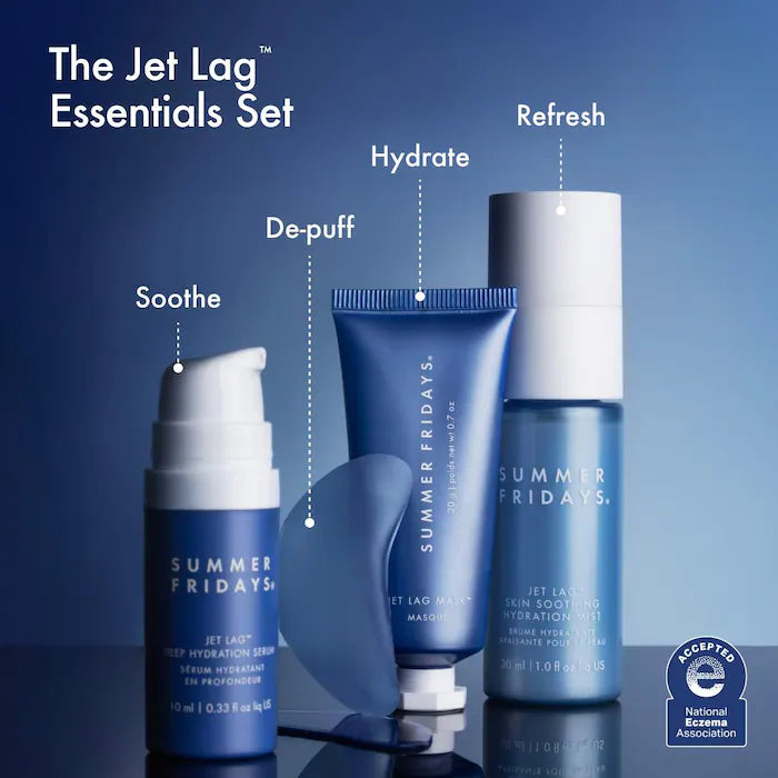 BAJO PEDIDO - SUMMER FRIDAYS The Jet Lag™ Essentials Hydration Set for Travel | Set Exclusivo