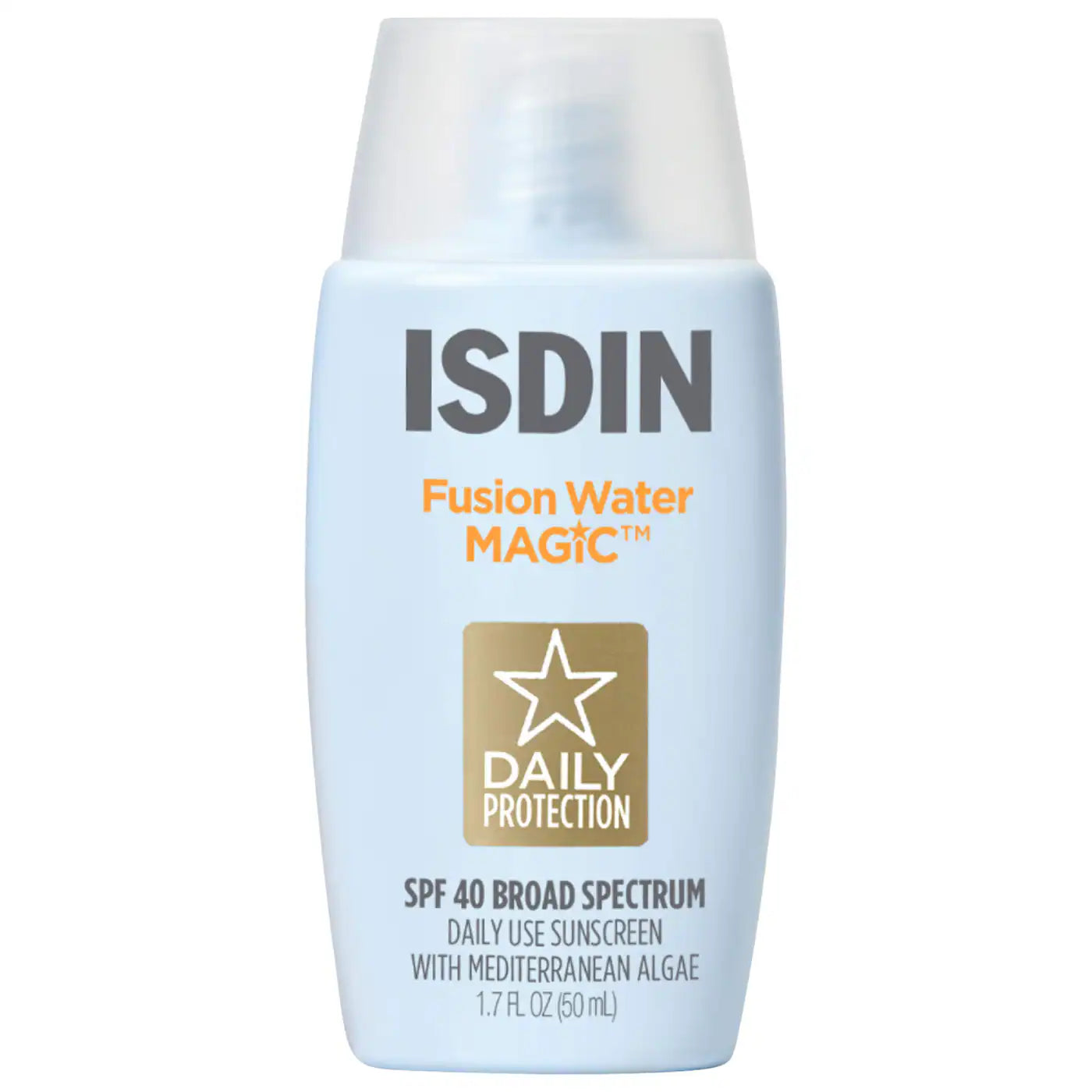 BAJO PEDIDO - ISDIN Fusion Water Magic SPF 40 Sunscreen with Hyaluronic Acid and Vitamin E | Protector Solar