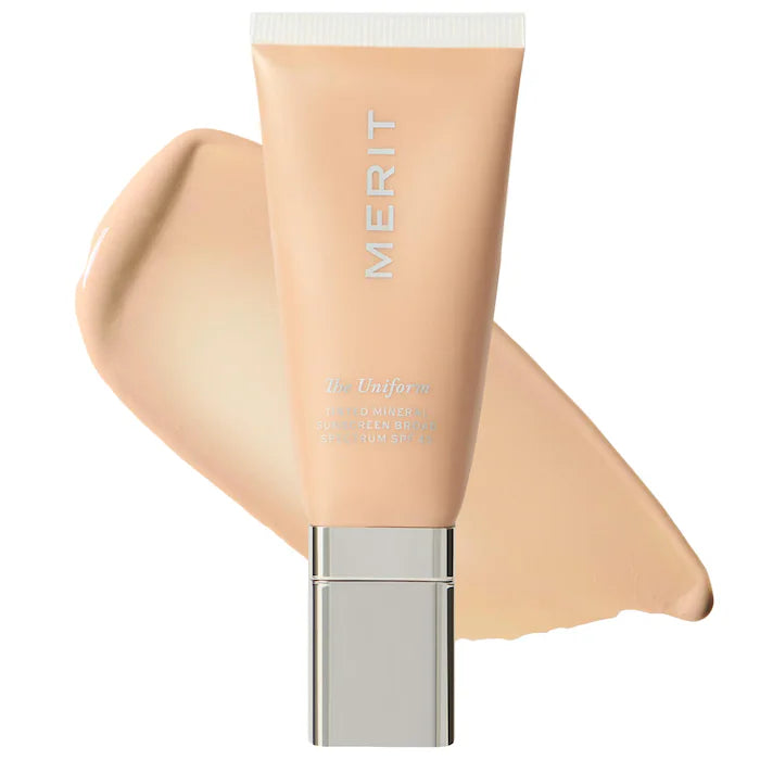 BAJO PEDIDO - MERIT The Uniform™ Tinted Mineral Sunscreen Broad Spectrum SPF 45 | Hidratante con Color