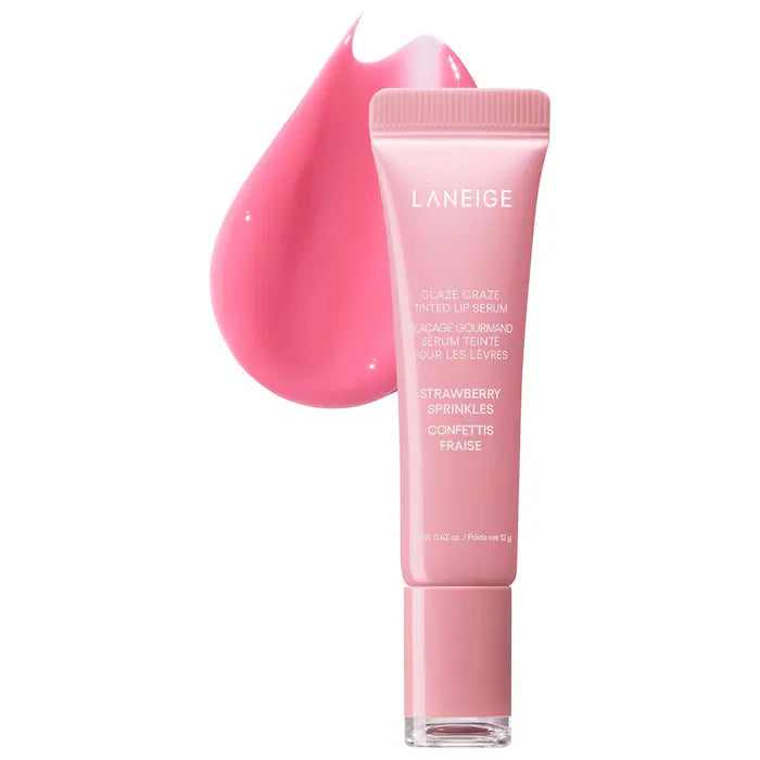 BAJO PEDIDO - LANEIGE Glaze Craze Tinted Polypeptide Lip Serum — Suero Labial Hidratante Con Péptidos Y Color Brillante De Acabado Glaseado