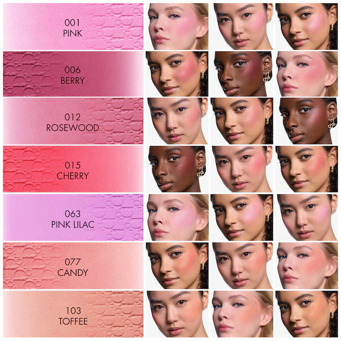 Bajo Pedido -  DIOR – Rosy Glow Powder Blush | Rubor en Polvo con Efecto glow