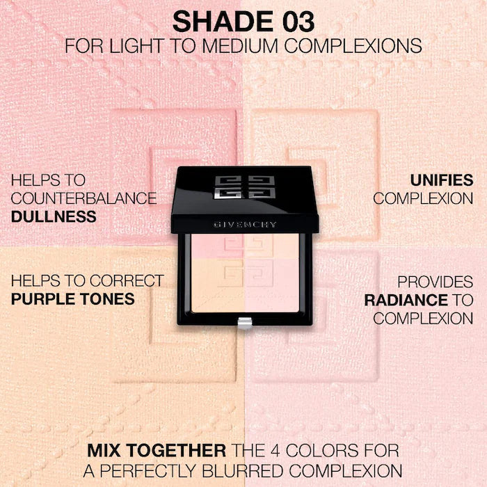 BAJO PEDIDO - Givenchy Prisme Libre Blurring & Color-Correcting Matte Pressed Powder | Polvo Fijador