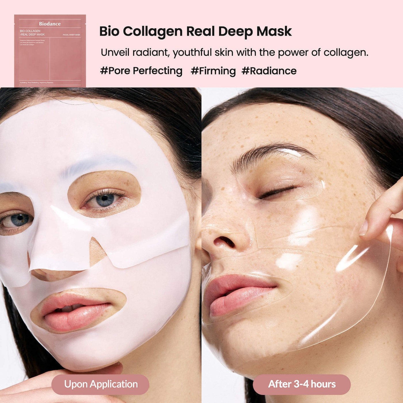 BAJO PEDIDO - BIODANCE Real Deep Mask Gift Set - 4 Masks for Pore Care, Hydration, Calming and Dark Spot Treatment | Set Exclusivo