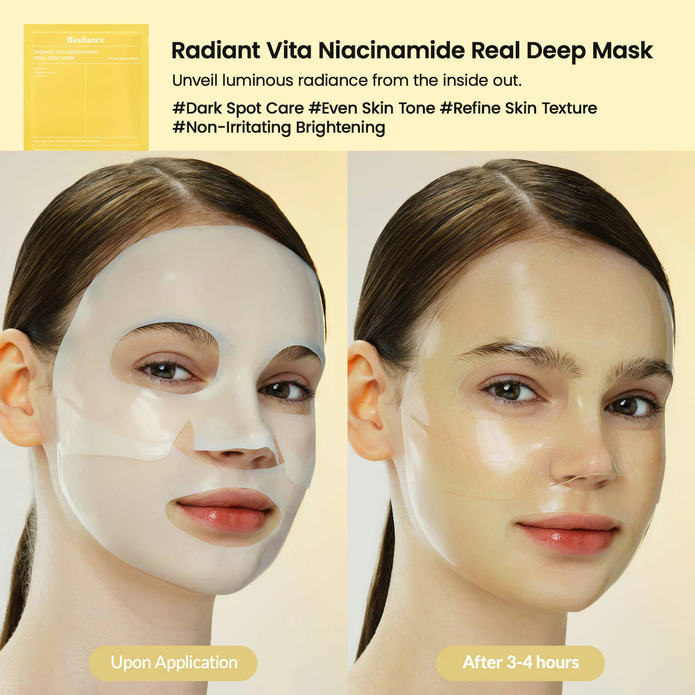 BAJO PEDIDO - BIODANCE Real Deep Mask Gift Set - 4 Masks for Pore Care, Hydration, Calming and Dark Spot Treatment | Set Exclusivo