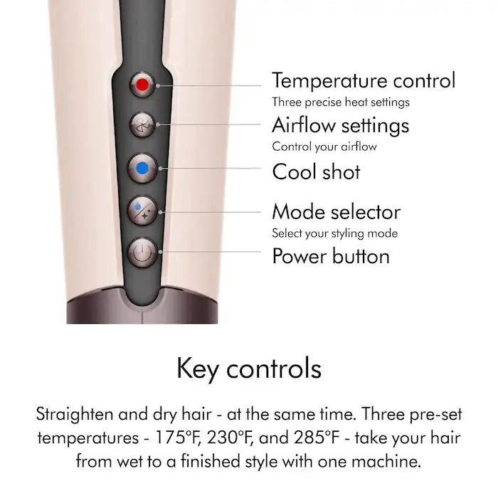 SALE  Bajo Pedido - Dyson Airstrait™ Wet-to-Dry Straightener in Ceramic Pink