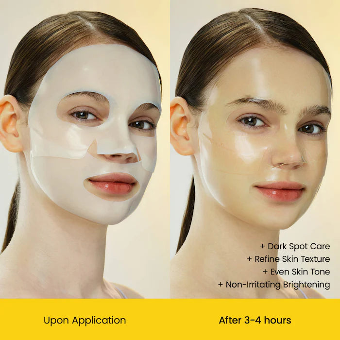 BAJO PEDIDO - Biodance Radiant Vita Niacinamide Real Deep Mask Pack De 4 – Mascarilla Hidrogel Iluminadora Para Manchas Oscuras
