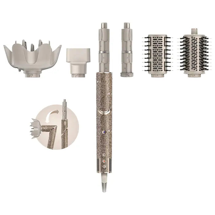 Bajo Pedido - Shark Beauty FlexStyle Sparkle | Secadora y Multi-Styler en Champagne Diamond