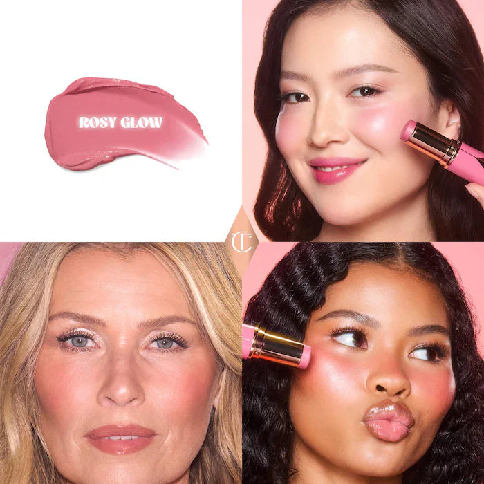 SALE  BAJO PEDIDO - Charlotte Tilbury Unreal Lip + Cheek Glow – Rubor En Barra Con Ácido Hialurónico Para Labios Y Mejillas