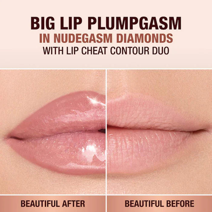 SALE  BAJO PEDIDO - Charlotte Tilbury Big Lip Plumpgasm – Brillo De Labios Voluminizador Efecto Instantáneo