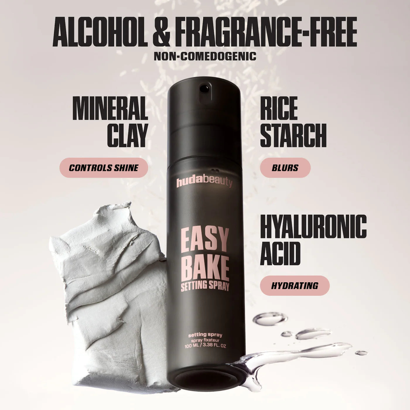 BAJO PEDIDO - HUDA BEAUTY Easy Bake Blurring Setting Spray with 16-Hour Wear | Spray Fijador