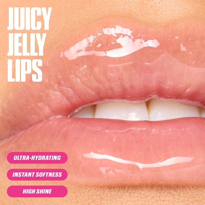 HUDA BEAUTY Faux Filler Ultra-Hydrating Tinted Jelly Lip Oil Aceite Labial Con Color E Hidratación Intensa