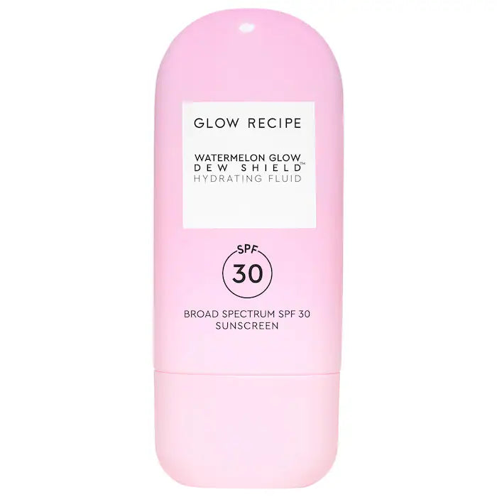 BAJO PEDIDO - Glow Recipe Dew Shield SPF 30 Hydrating Fluid Sunscreen 50 ML — Protector Solar Hidratante Con SPF 30 Y Acabado Luminoso Natural