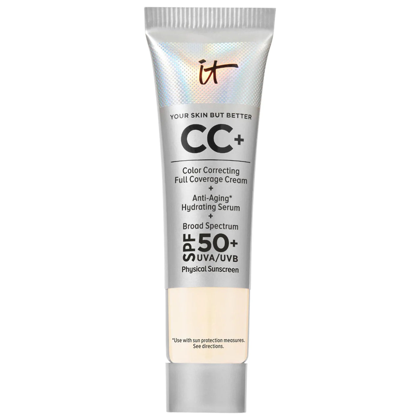 BAJO PEDIDO - IT COSMETICS Mini CC+ Cream Full Coverage Color Correcting Foundation with SPF 50+ | CC Cream SPF