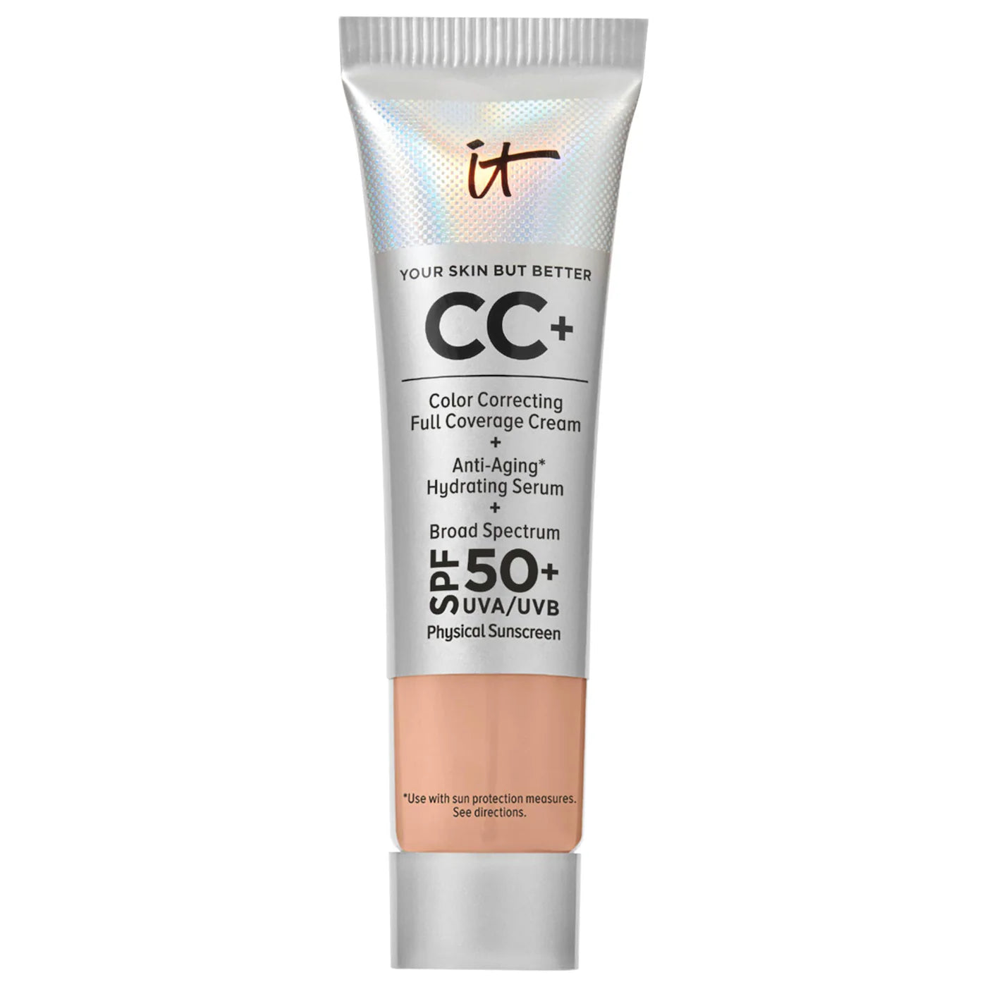 BAJO PEDIDO - IT COSMETICS Mini CC+ Cream Full Coverage Color Correcting Foundation with SPF 50+ | CC Cream SPF