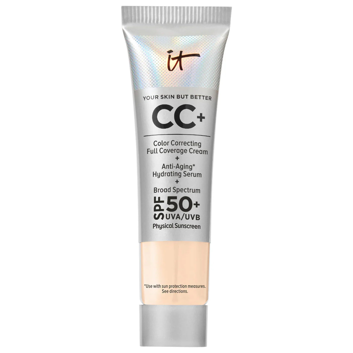 BAJO PEDIDO - IT COSMETICS Mini CC+ Cream Full Coverage Color Correcting Foundation with SPF 50+ | CC Cream SPF