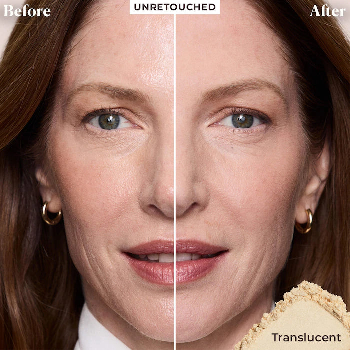 Laura Mercier Indulgent Icons Translucent Loose Powder & Velour Puff Duo — Set De Polvo Suelto Translúcido Con Borla De Terciopelo