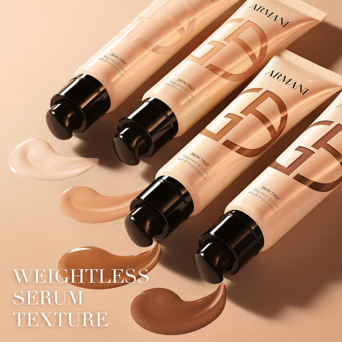 BAJO PEDIDO - Armani Beauty Golden Hour 24HR Lightweight Skin Tint | Base Luminosa con Ácido Hialurónico