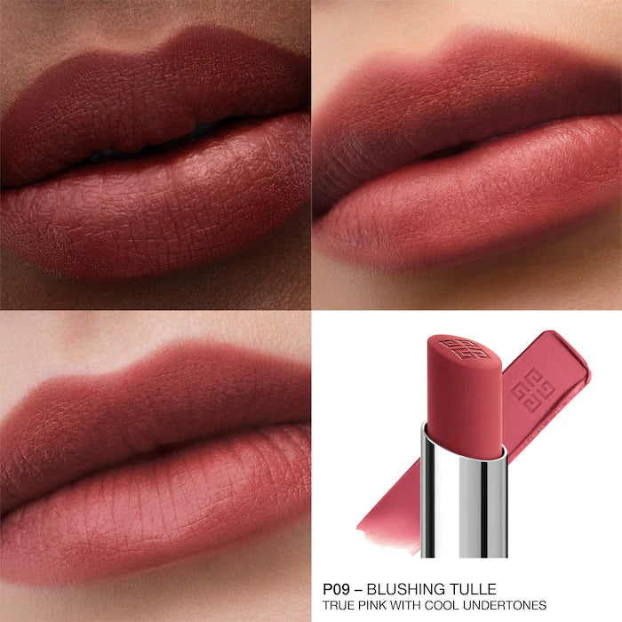 BAJO PEDIDO - Givenchy Le Rouge Velvet Matte Long-Lasting Lipstick — Labial Mate De Larga Duración Con Acabado Suave Y Lujo Couture