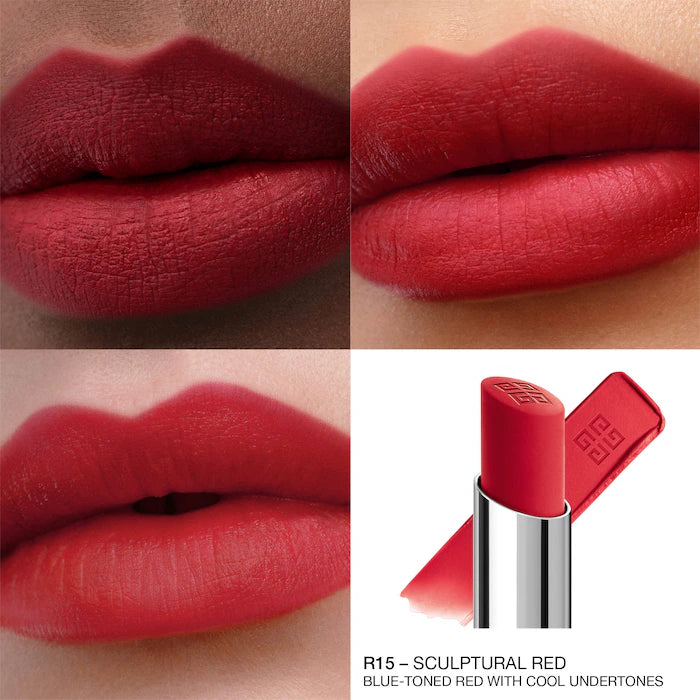 BAJO PEDIDO - Givenchy Le Rouge Velvet Matte Long-Lasting Lipstick — Labial Mate De Larga Duración Con Acabado Suave Y Lujo Couture