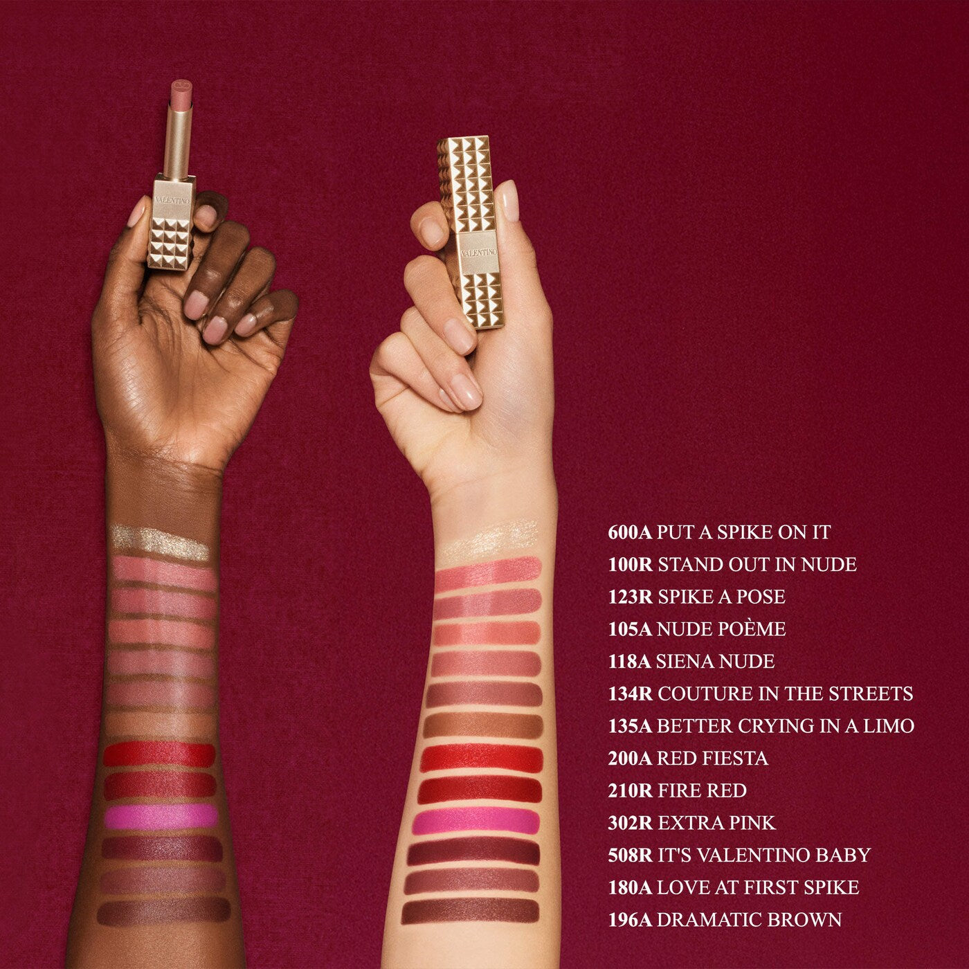 BAJO PEDIDO - VALENTINO Spike Valentino Buttery Matte Lipstick | Labial
