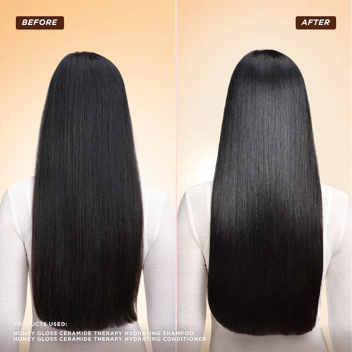 BAJO PEDIDO - Gisou Honey Gloss Ceramide Therapy Hydrating Shampoo 250 mL — Shampoo Hidratante Con Miel Y Ceramidas Para Un Cabello Fuerte Y Brillante