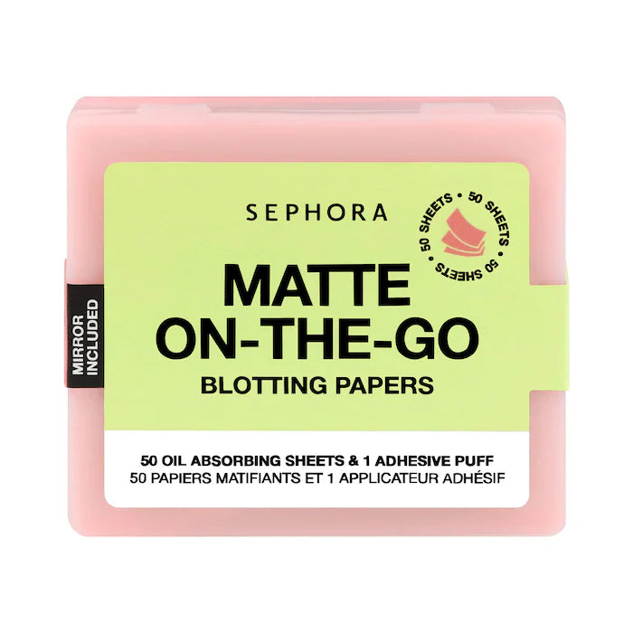 SEPHORA COLLECTION Matte On-The-Go Blotting Papers – Papeles Absorbentes Anti-Brillo Para El Rostro