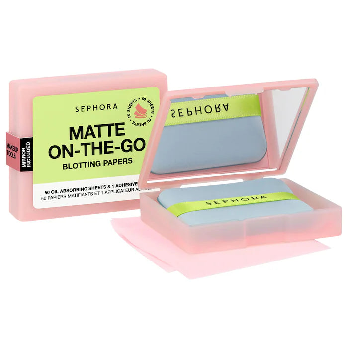 SEPHORA COLLECTION Matte On-The-Go Blotting Papers – Papeles Absorbentes Anti-Brillo Para El Rostro