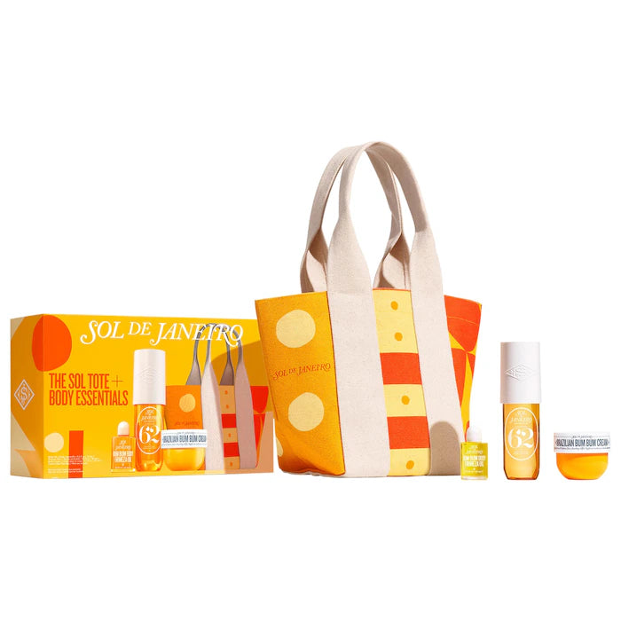 BAJO PEDIDO - Sol de Janeiro Limited Edition Sol Tote + Body Essentials Set | Edición Exclusiva Corporal