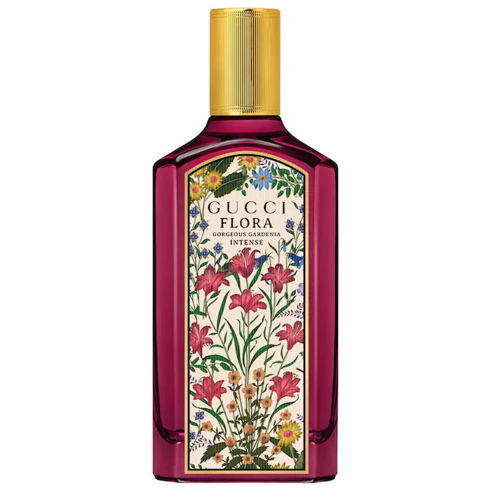 BAJO PEDIDO - Gucci Flora Gorgeous Gardenia Eau de Parfum Intense with Sandalwood and White Florals — Perfume Femenino Floral Intenso Con Notas De Sándalo Y Flores Blancas