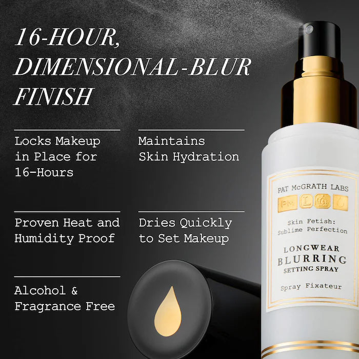BAJO PEDIDO - PAT McGRATH LABS Skin Fetish: Sublime Perfection Longwear Blurring Setting Spray | Spray Fijador 100 ML