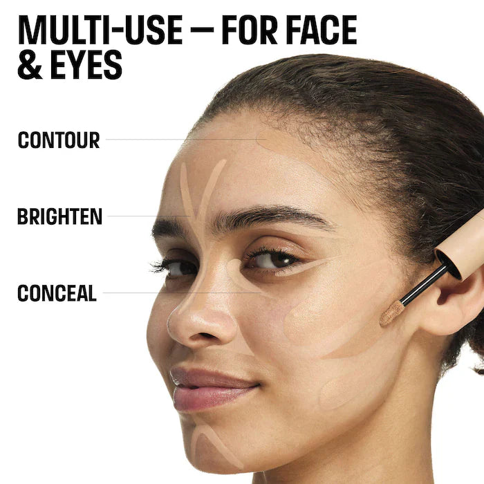 SALE  BAJO PEDIDO - MAKE UP FOR EVER HD Skin Full Cover Multi-Use Waterproof Concealer with Niacinamide — Corrector Impermeable De Alta Cobertura Con Niacinamida Y Acabado Natural