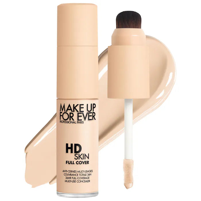 BAJO PEDIDO - MAKE UP FOR EVER HD Skin Full Cover Multi-Use Waterproof Concealer with Niacinamide — Corrector Impermeable De Alta Cobertura Con Niacinamida Y Acabado Natural